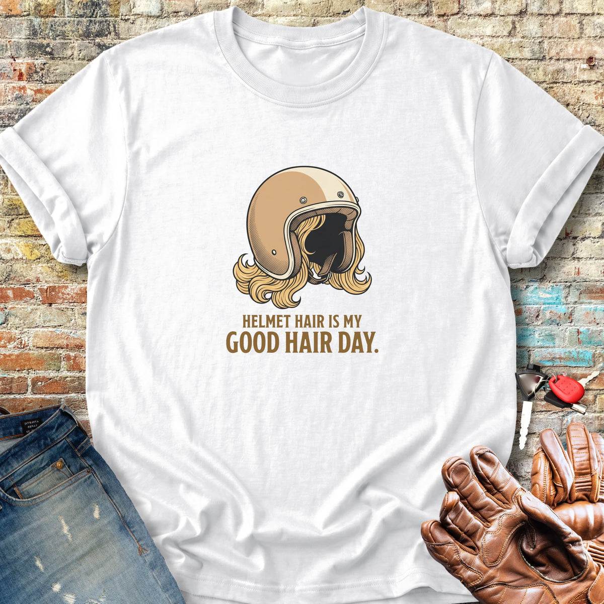 Good Hair Day Classic T-Shirt - White