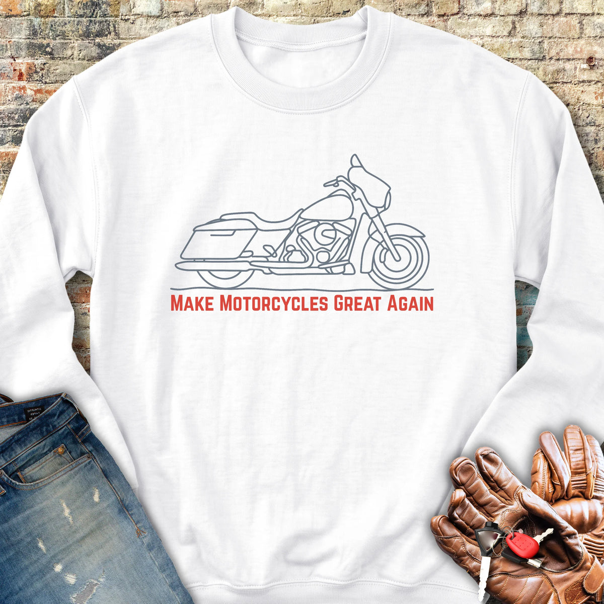 Great Sweatshirt - White