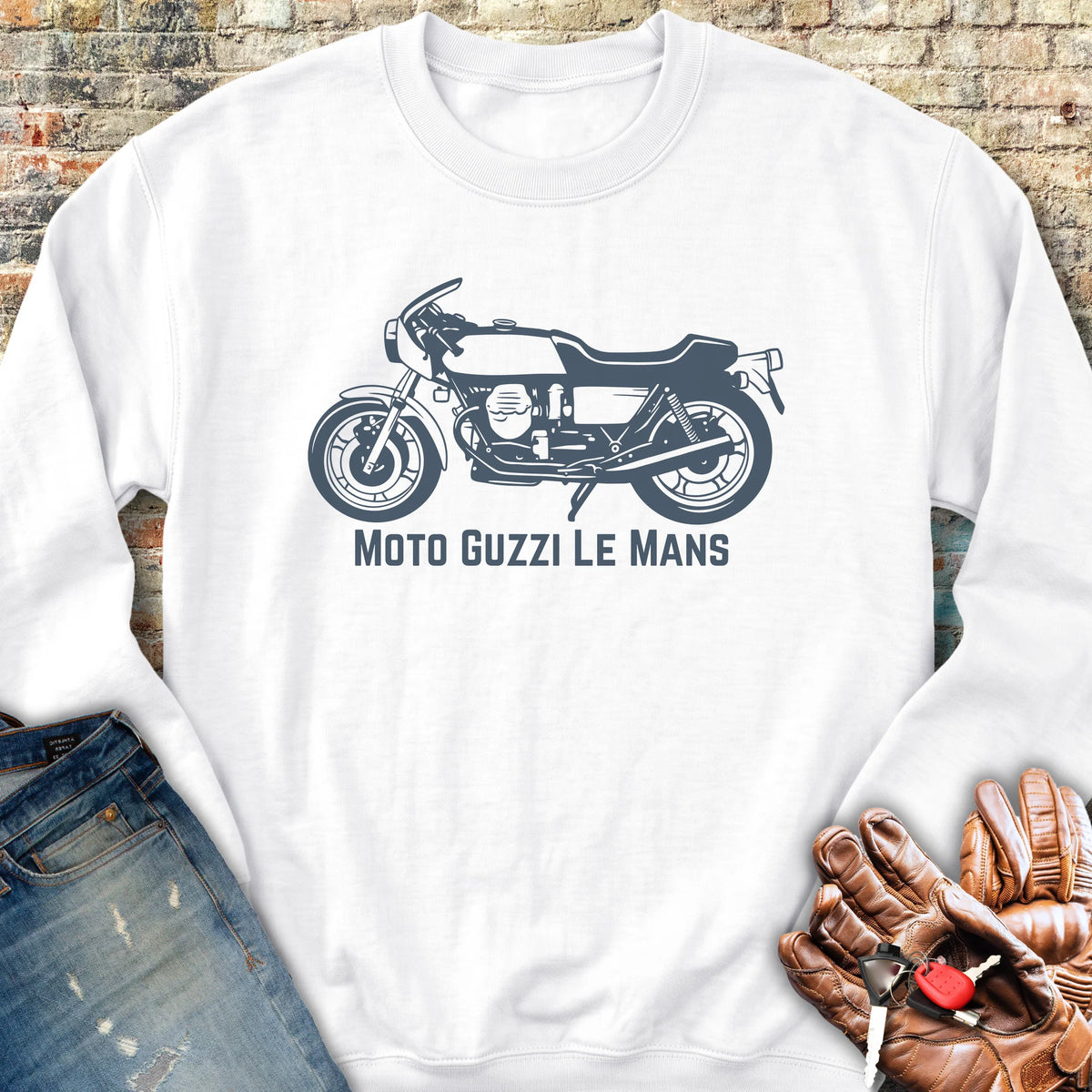Guzzi Sweatshirt - White