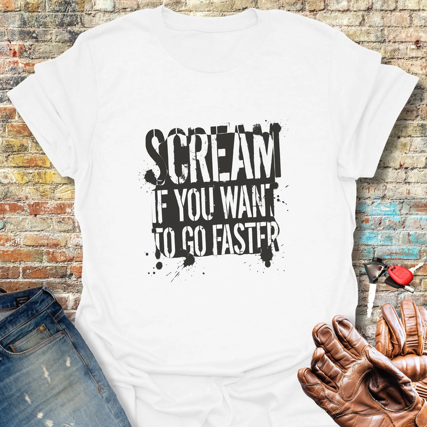 Halloween Scream T-Shirt - White