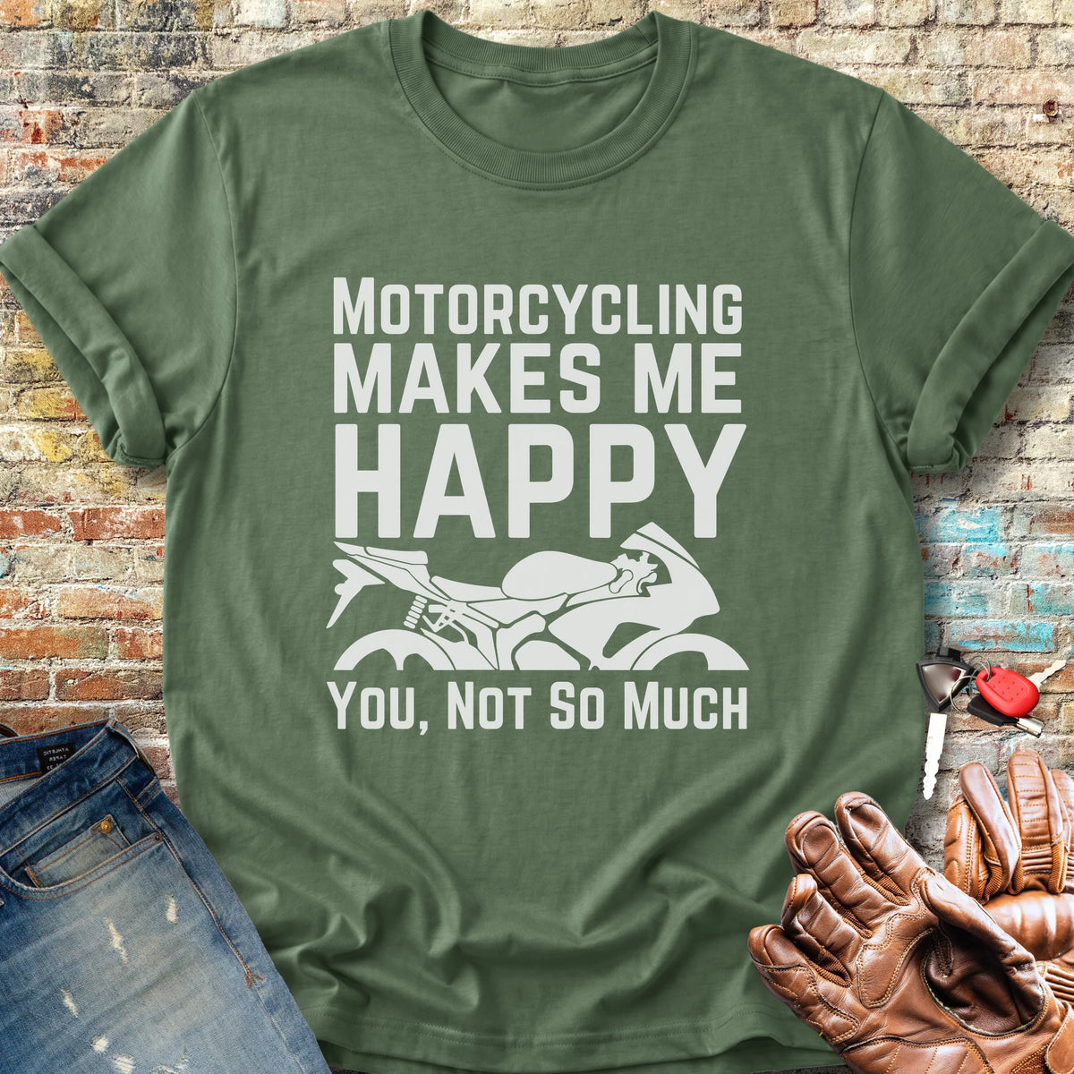 Happy Classic T-Shirt - Military Green