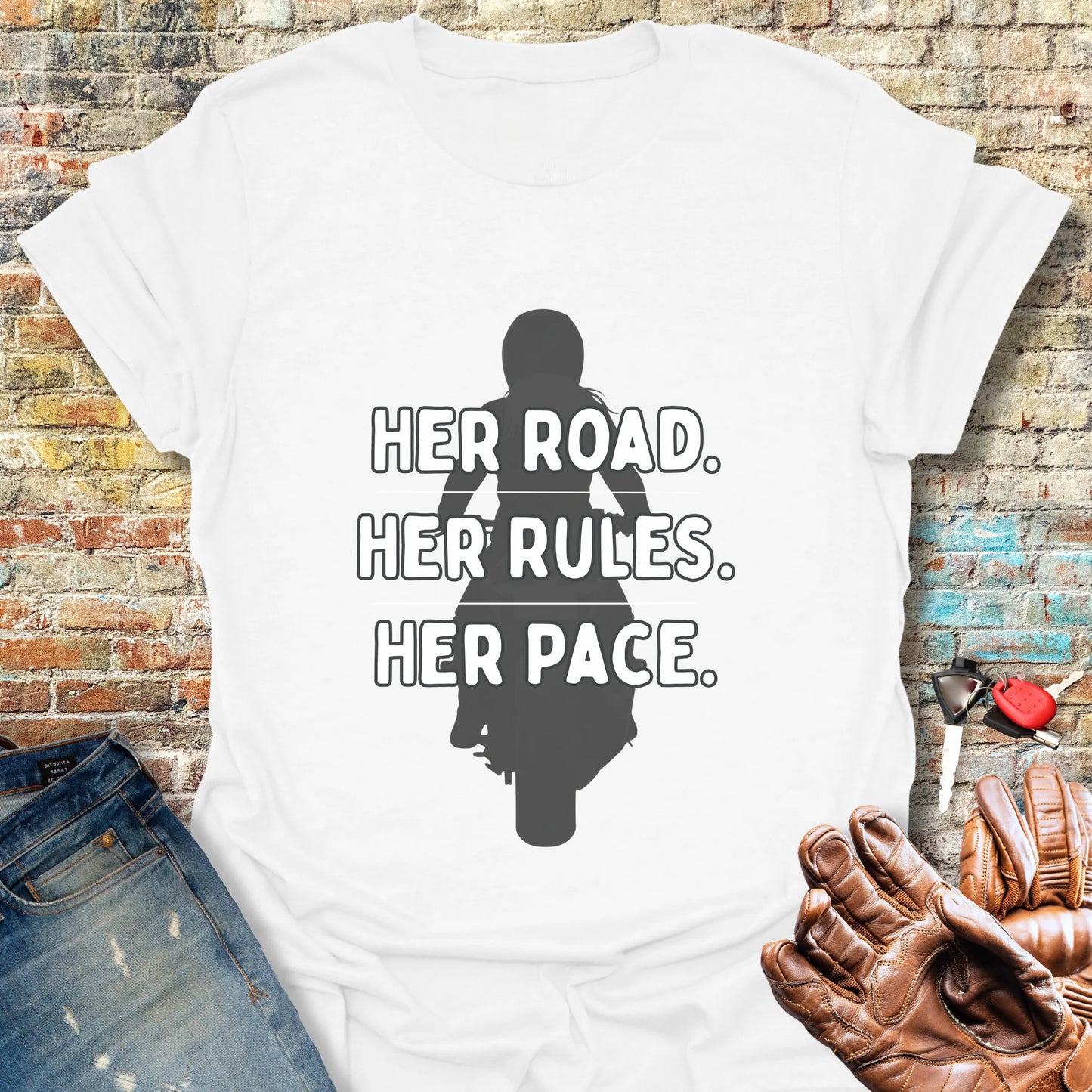 Her Rules T-Shirt - White