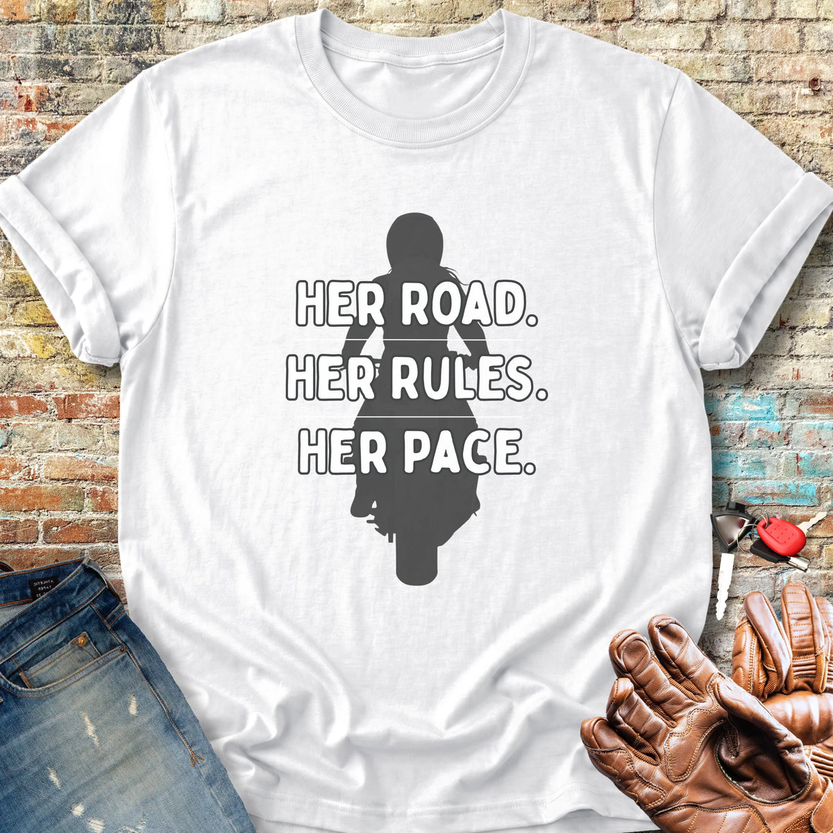 Her Rules Classic T-Shirt - White