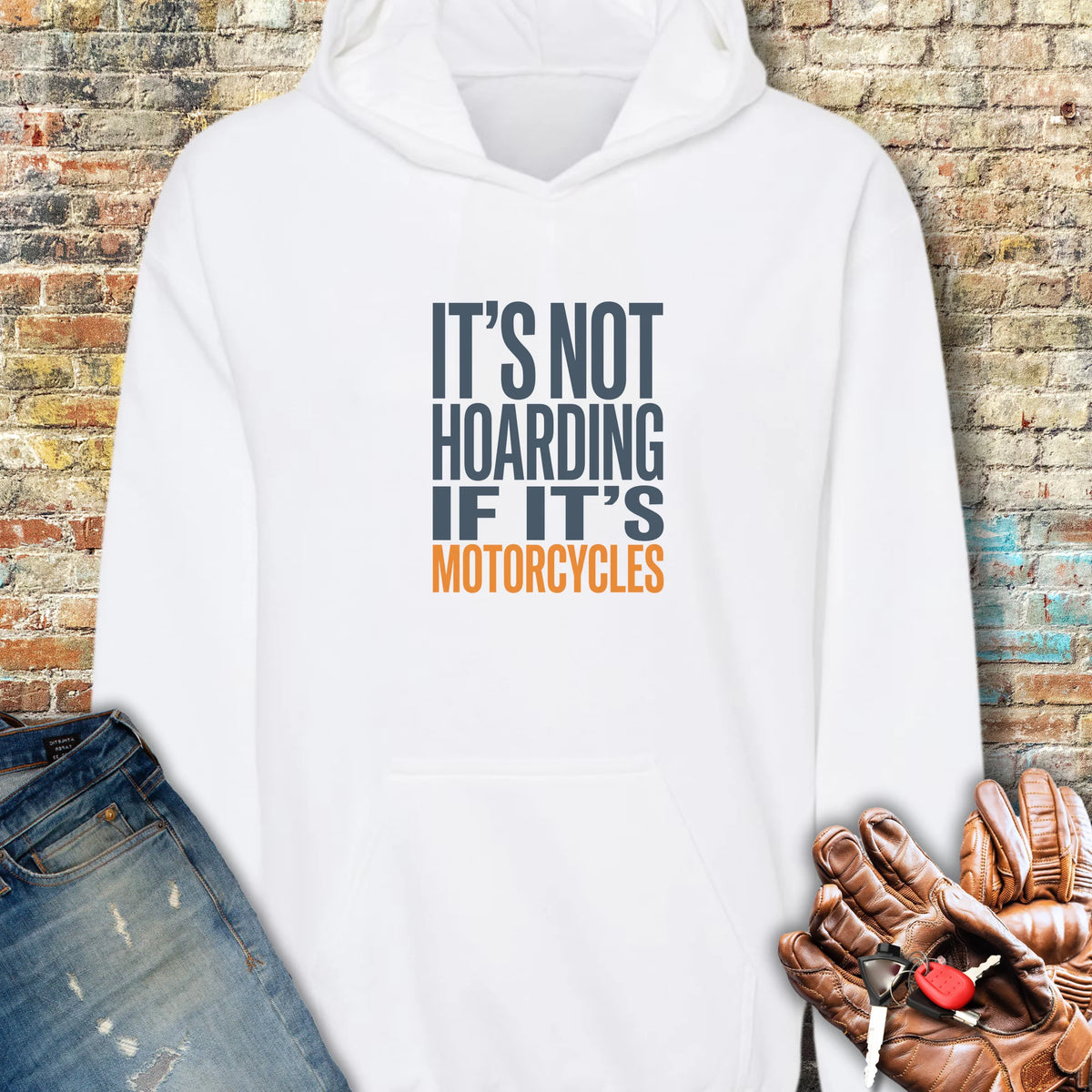 Hoarding Hoodie - White
