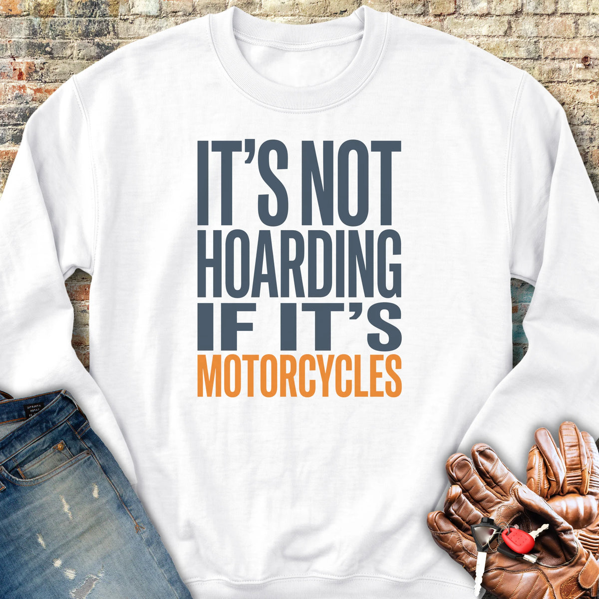 Hoarding Sweatshirt - White