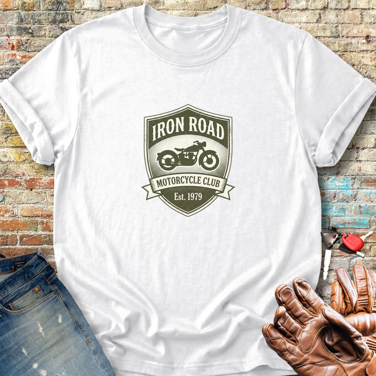 Iron Road MC Classic T-Shirt - White