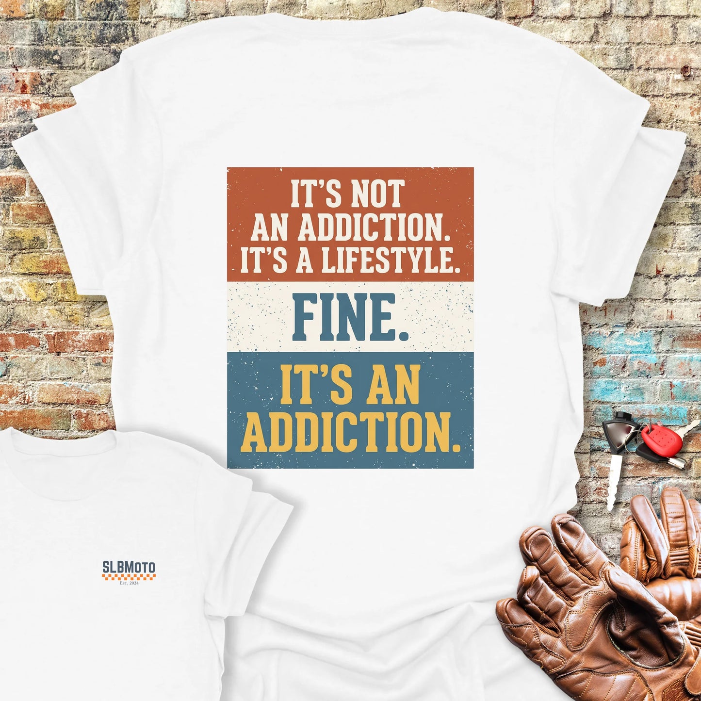 It's a Lifestyle Back Print T-Shirt - White