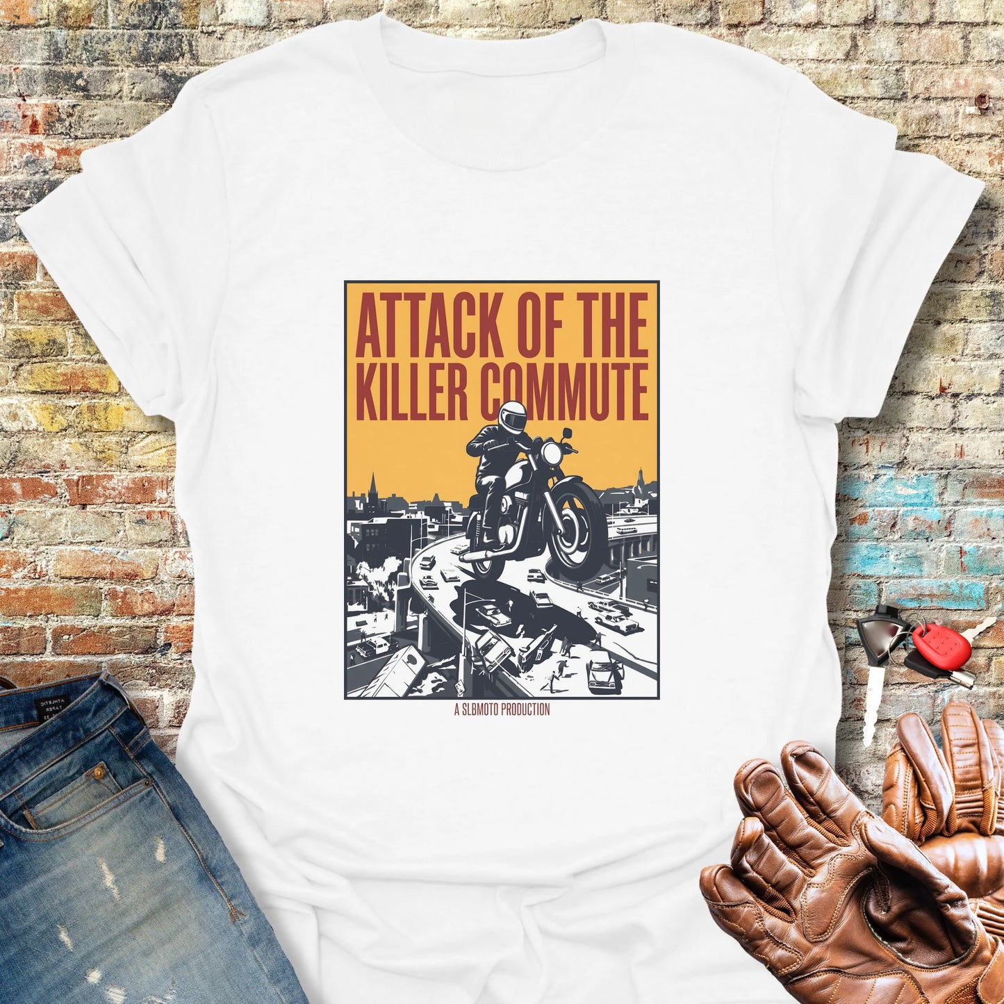 Killer Commute T-Shirt - White