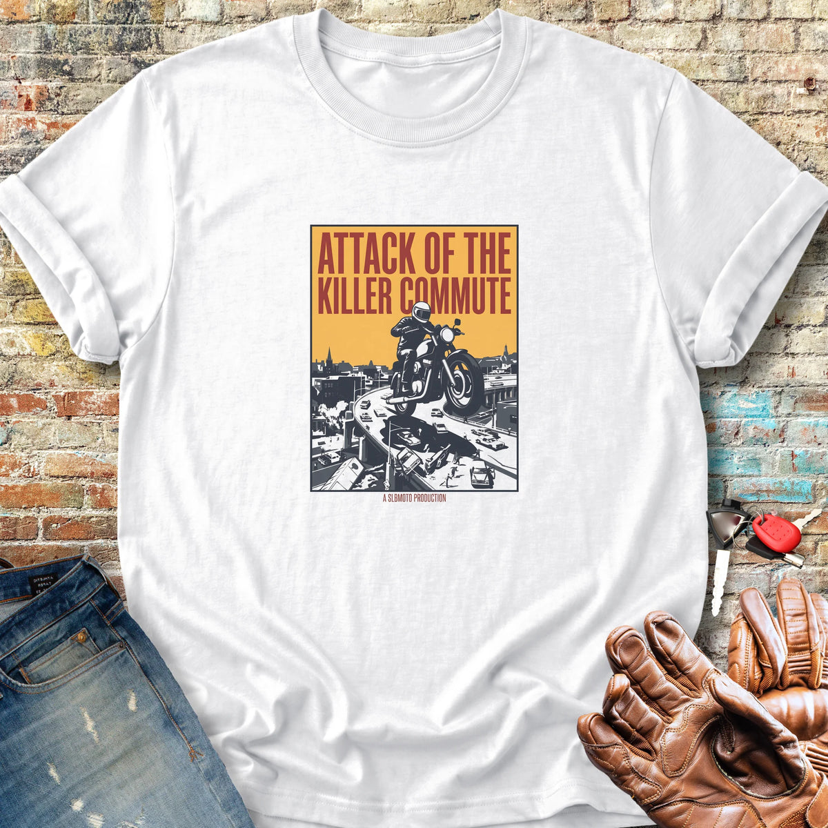 Killer Commute Classic T-Shirt - White