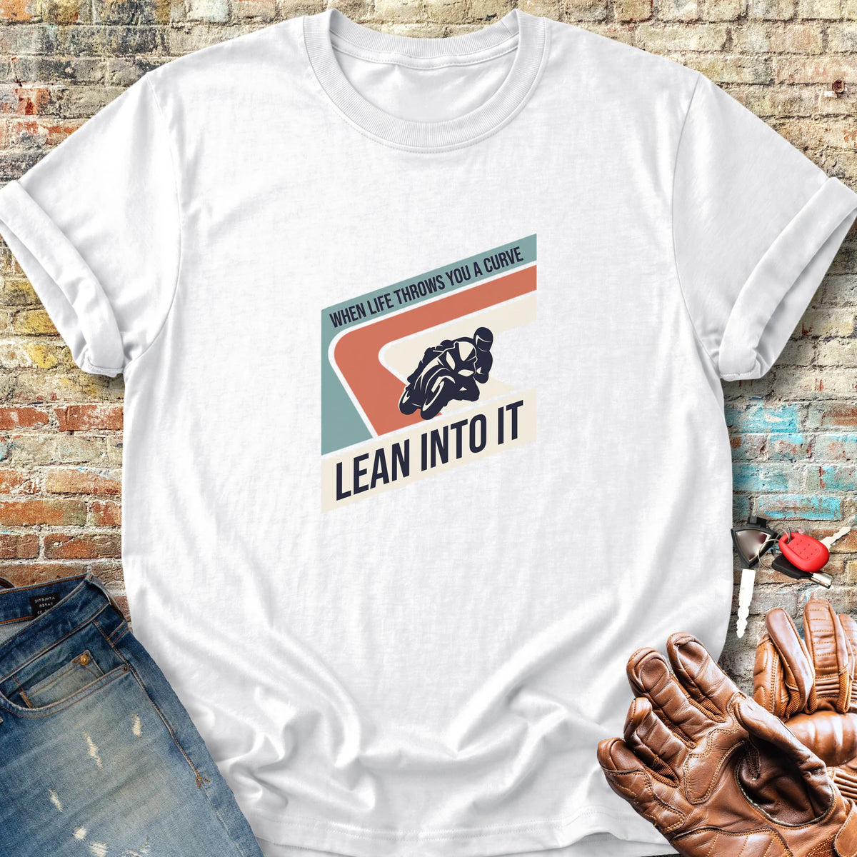 Lean Into It Classic T-Shirt - White