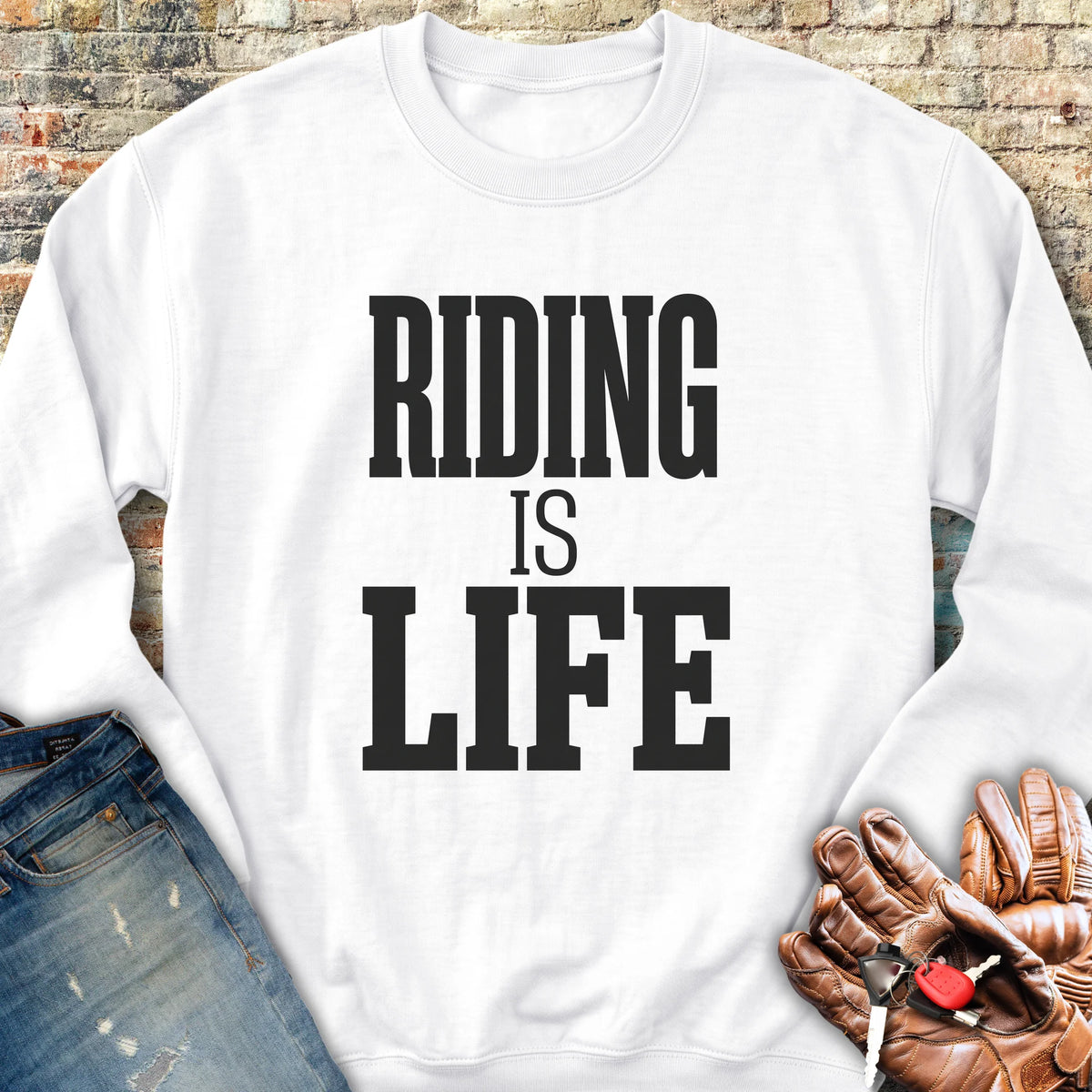 Life Sweatshirt - White