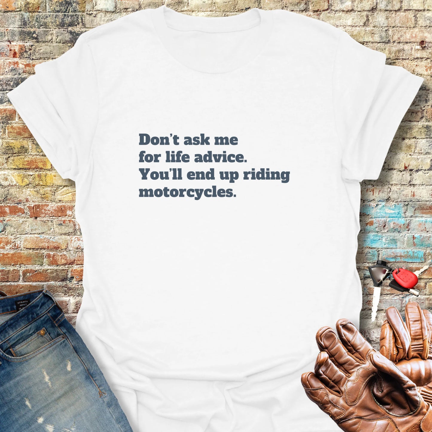 Life Advice T-Shirt - White