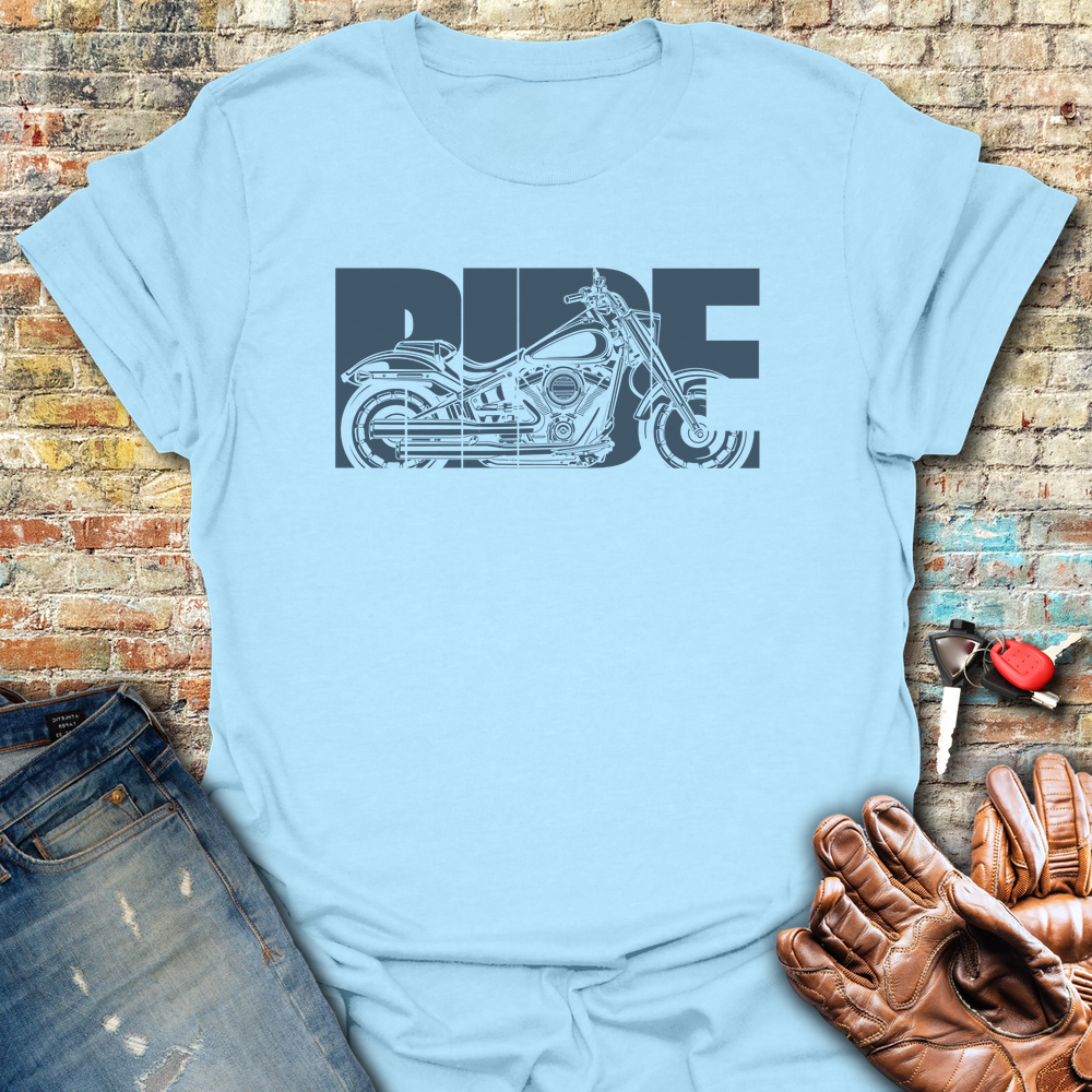 Ride T-Shirt - Light Blue