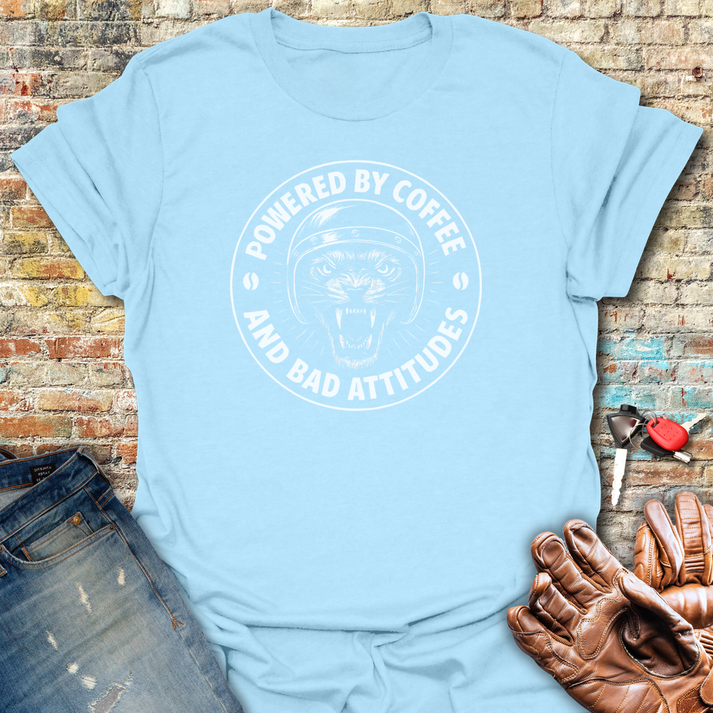 Bad Attittudes T-Shirt - Light Blue