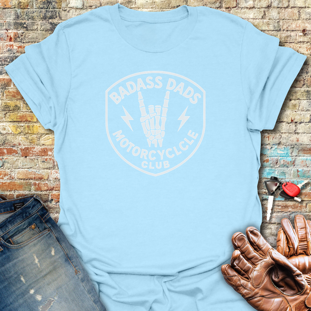 Badass Dads T-Shirt - Light Blue