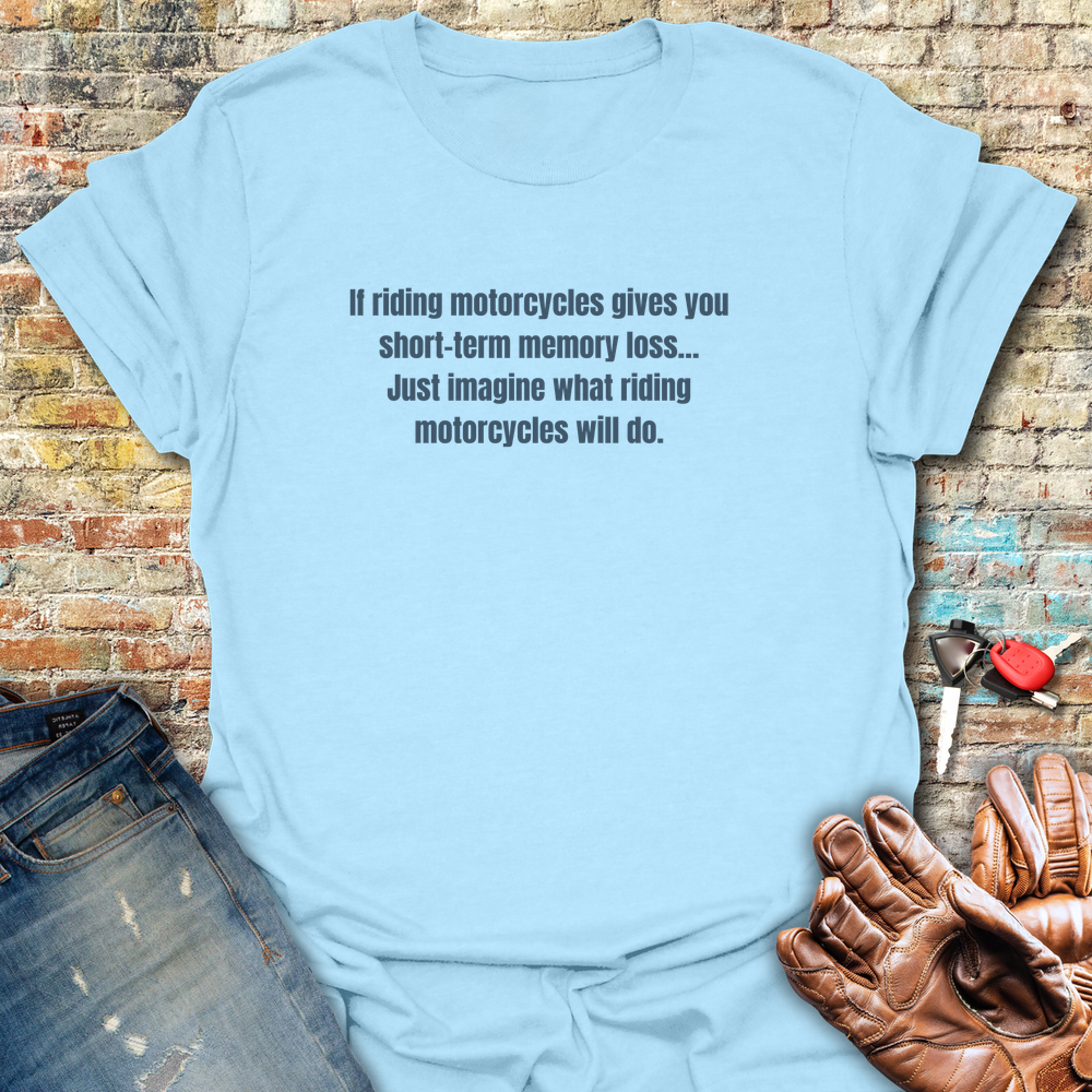 Memory Loss T-Shirt - Light Blue