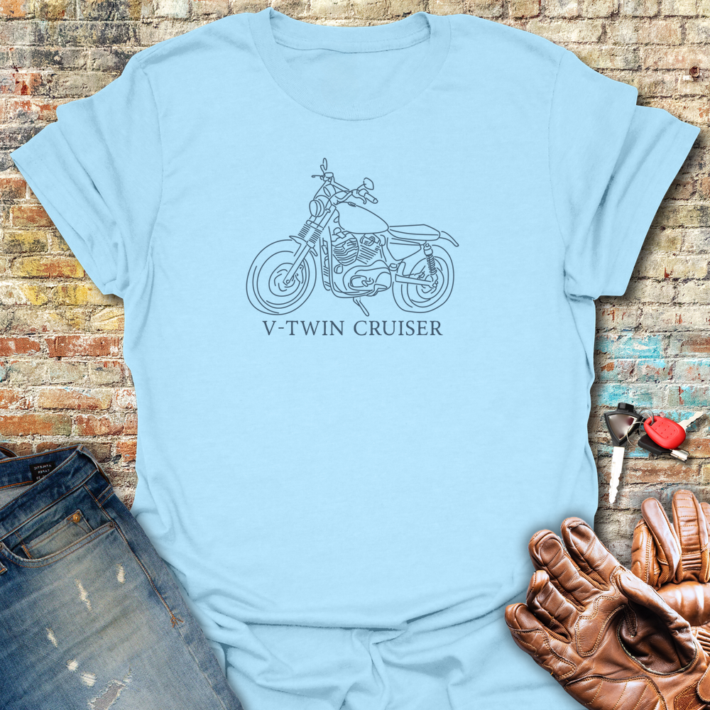 Cruiser Line T-Shirt - Light Blue