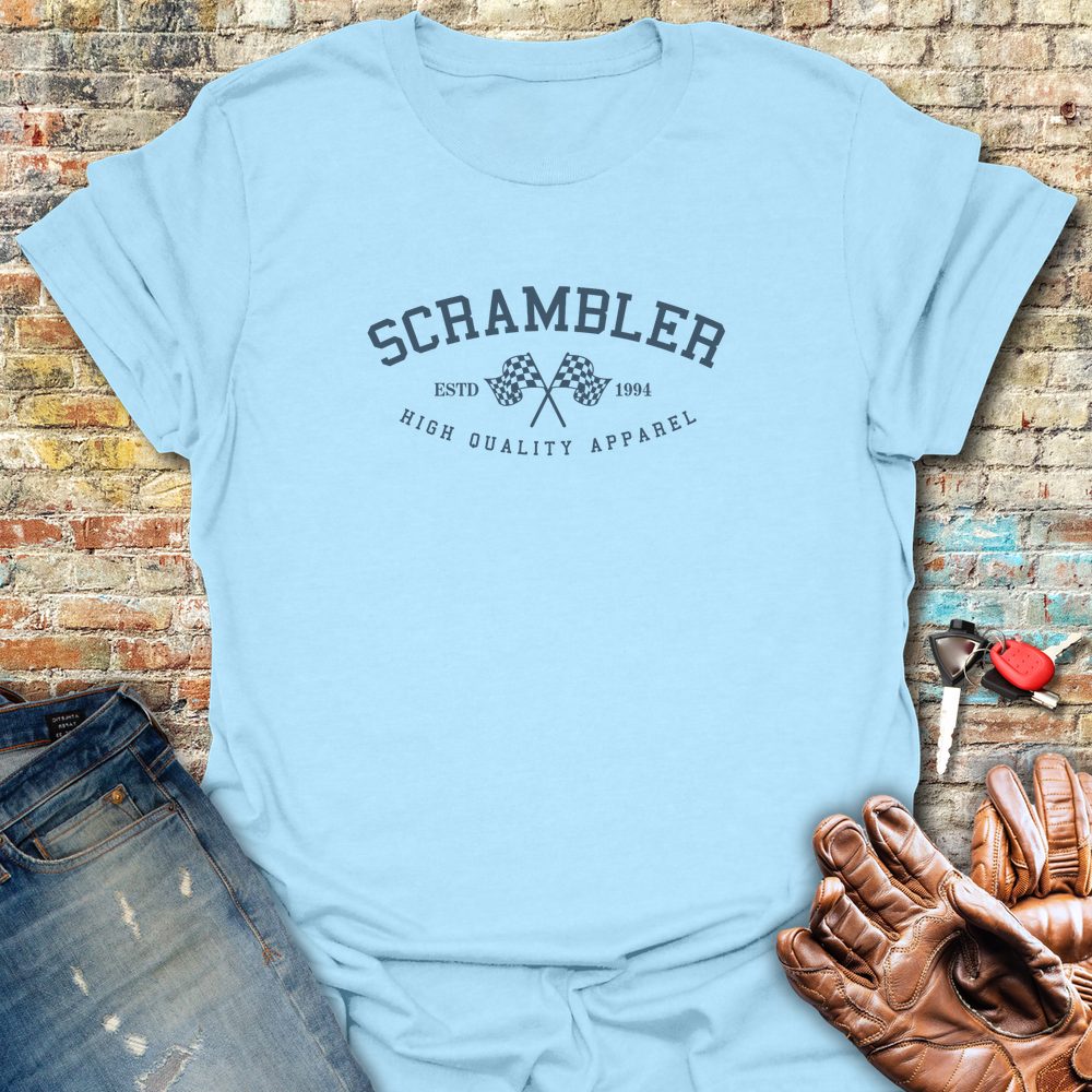 Scrambler T-Shirt - Light Blue