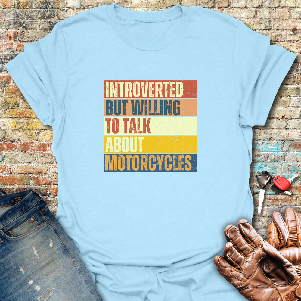 Introverted Block T-Shirt - Light Blue