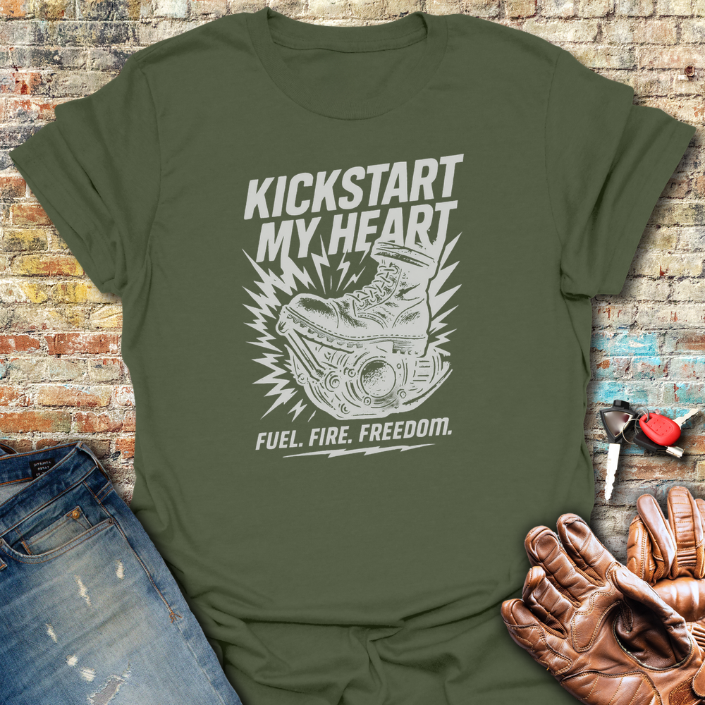 Kickstart T-Shirt - Military Green