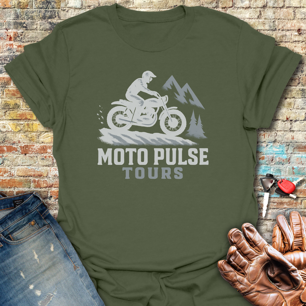 Moto Pulse T-Shirt - Military Green