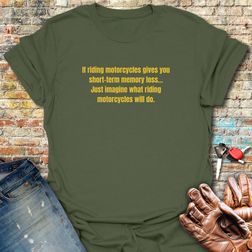 Memory Loss T-Shirt - Military Green