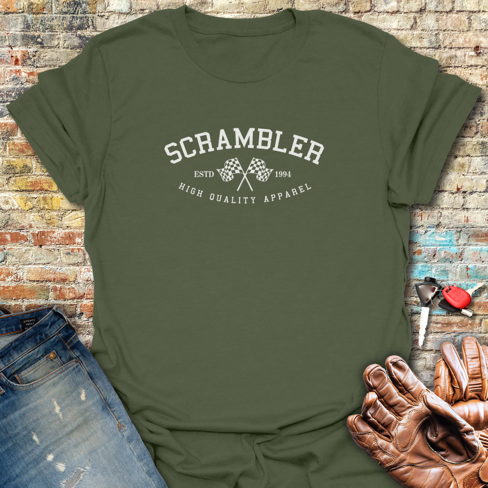 Scrambler T-Shirt - Military Green