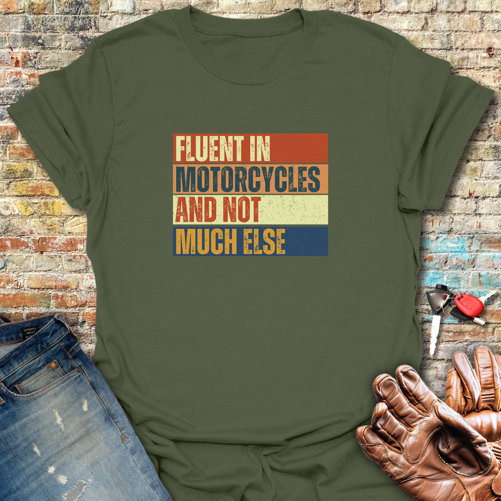 Fluent Block T-Shirt - Military Green