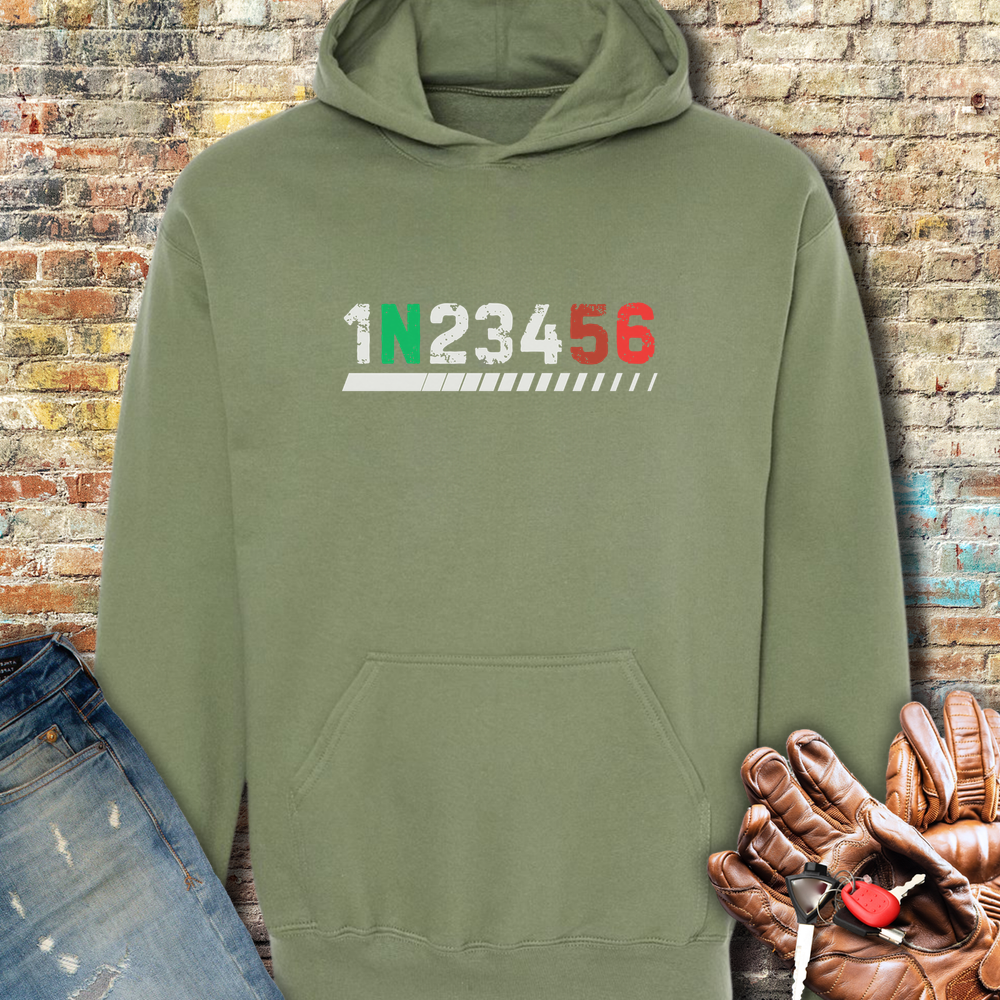 1n23456 Hoodie - Military Green