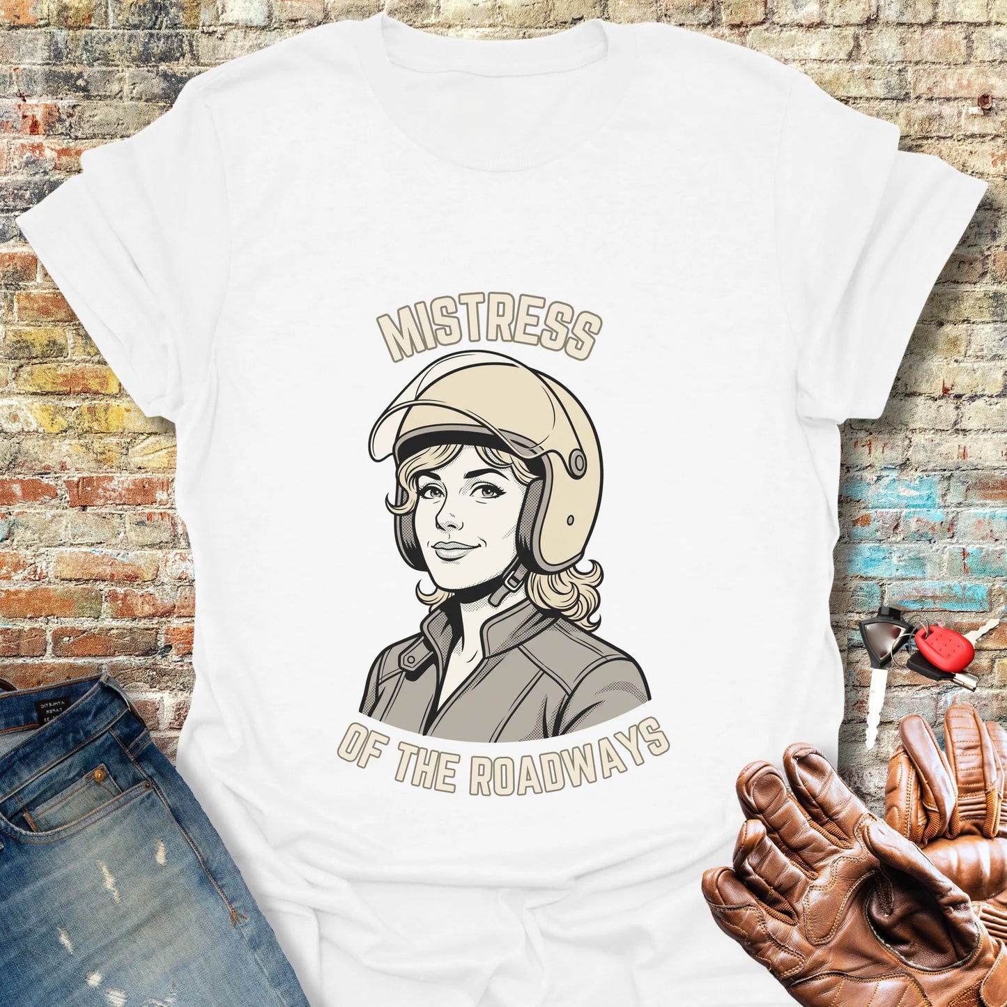 Mistress of the Roadways T-Shirt - White