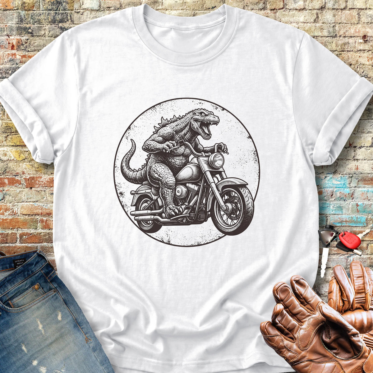 Monster Ride Classic T-Shirt - White