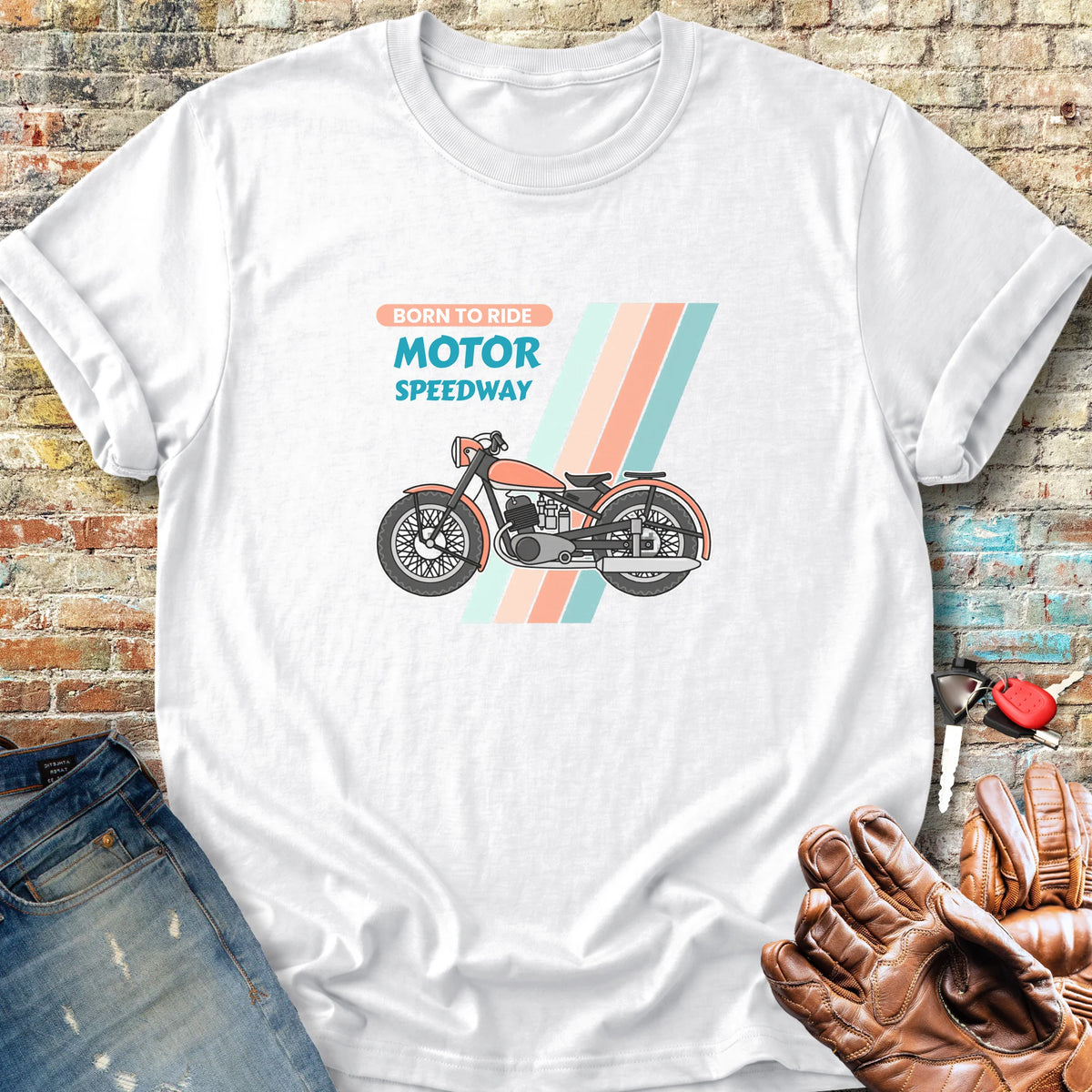 Motor Speedway Classic T-Shirt - White