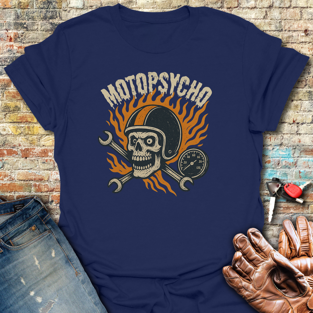 Motopsycho T-Shirt - Navy