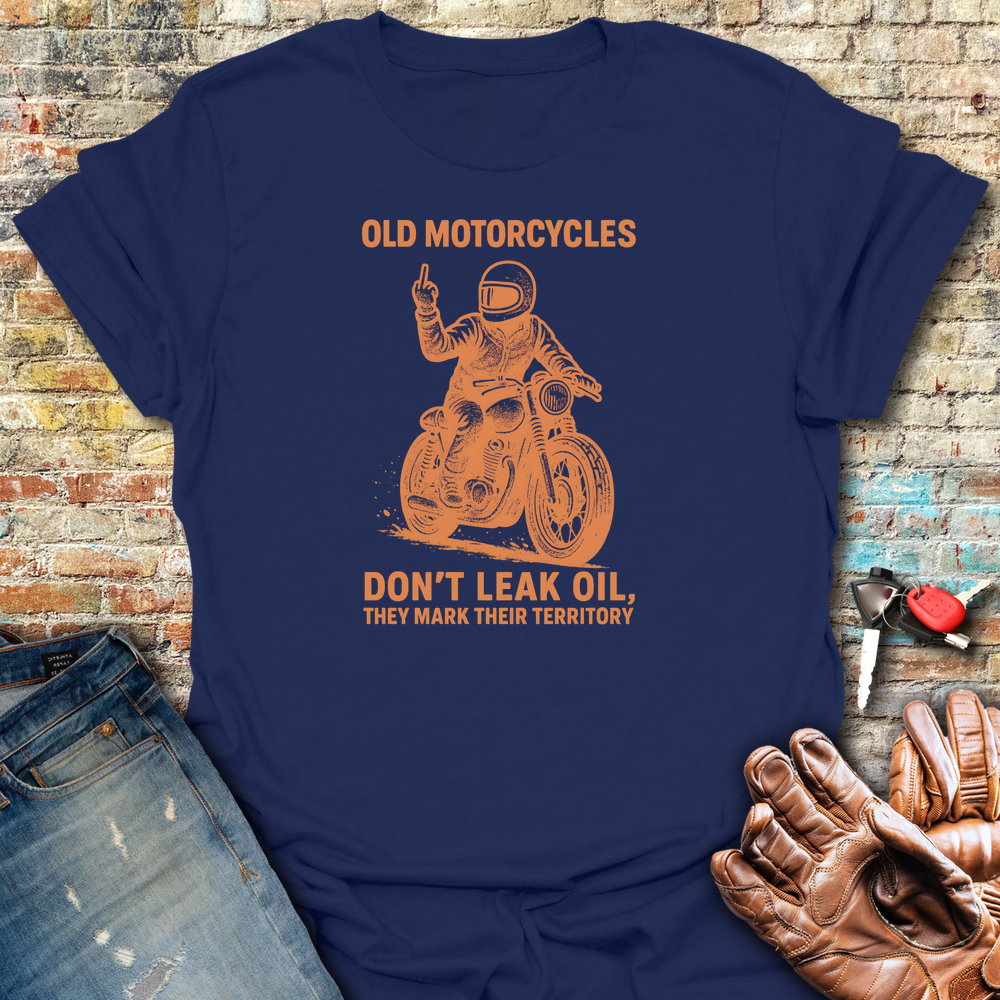 Oil Leak T-Shirt - Navy