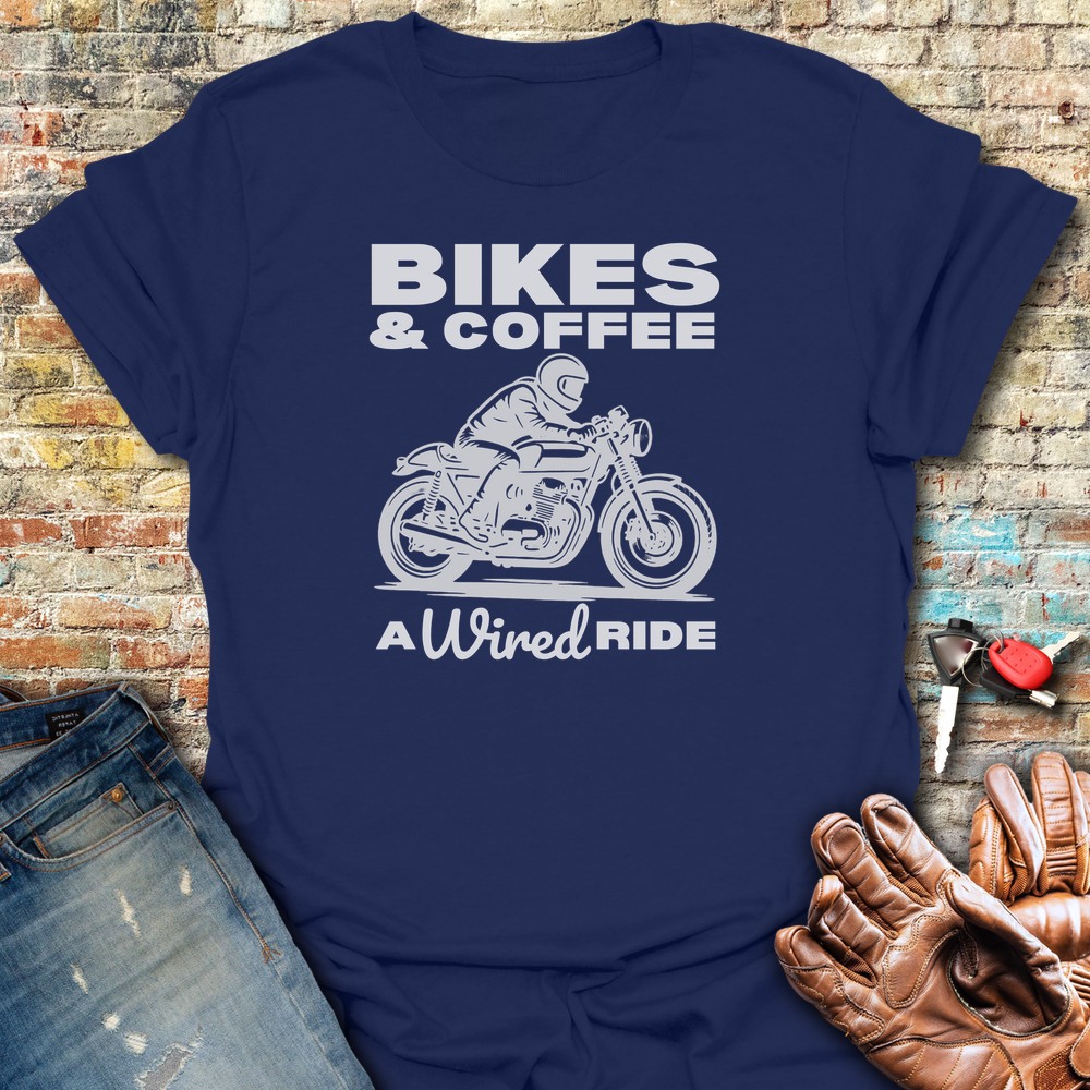 Wired Ride T-Shirt - Navy