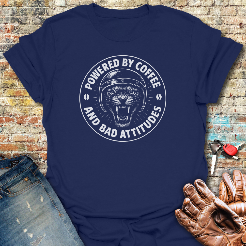 Bad Attittudes T-Shirt - Navy