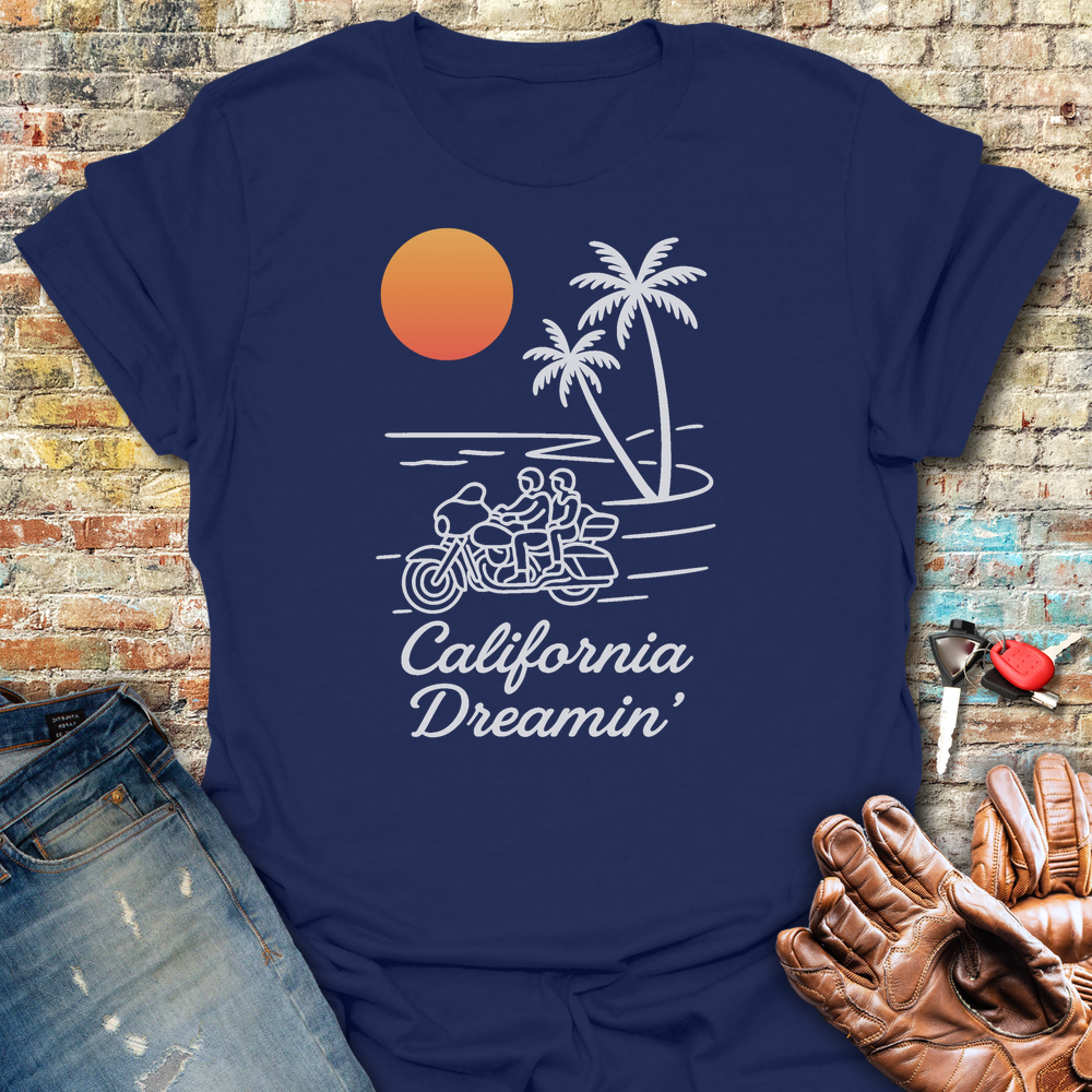 California Dreamin T-Shirt - Navy