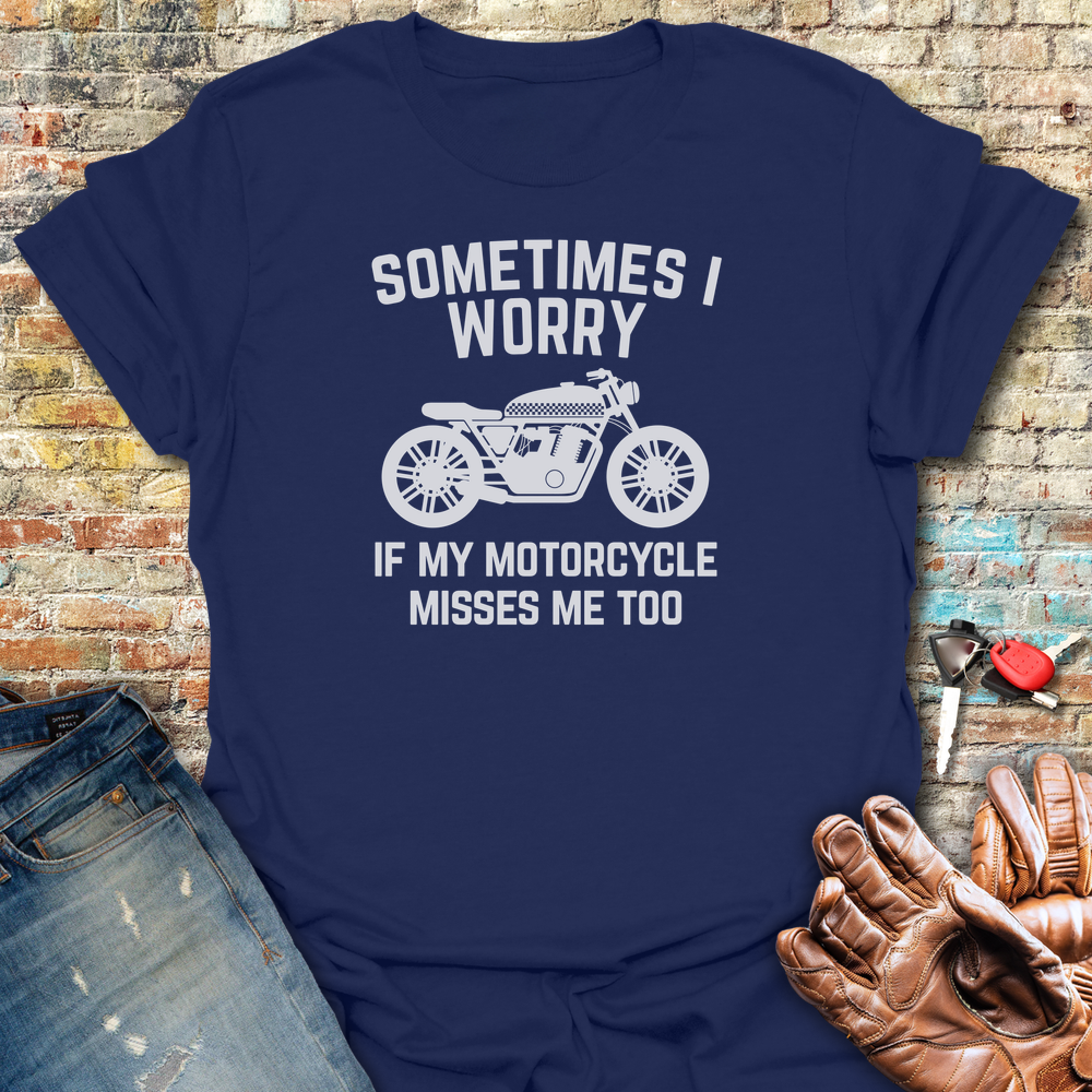 Sometimes Cafe T-Shirt - Navy