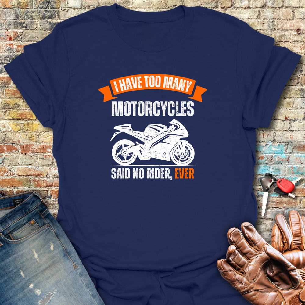 Too Many (Sports) T-Shirt - Navy