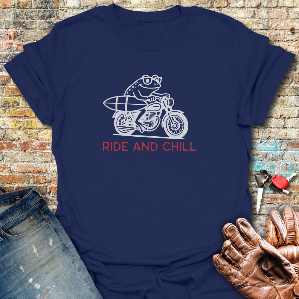Ride Chill T-Shirt - Navy