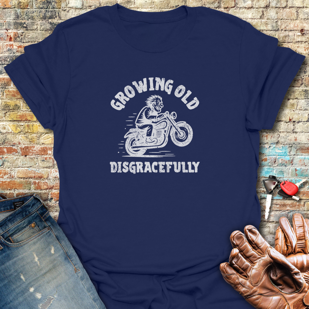 Growing Old T-Shirt - Navy