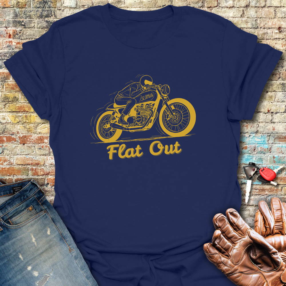 Flat Out T-Shirt - Navy