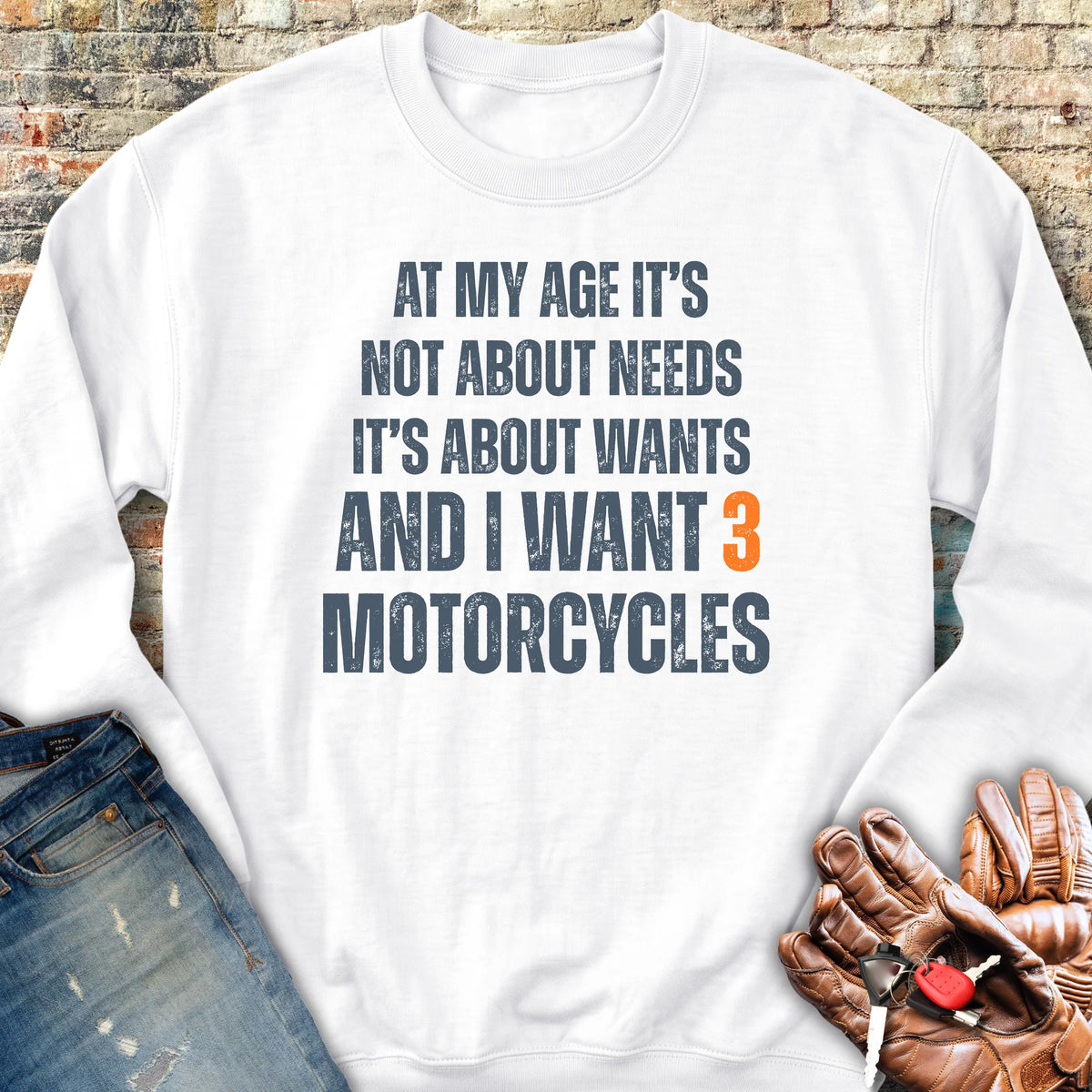 Needs Sweatshirt - White