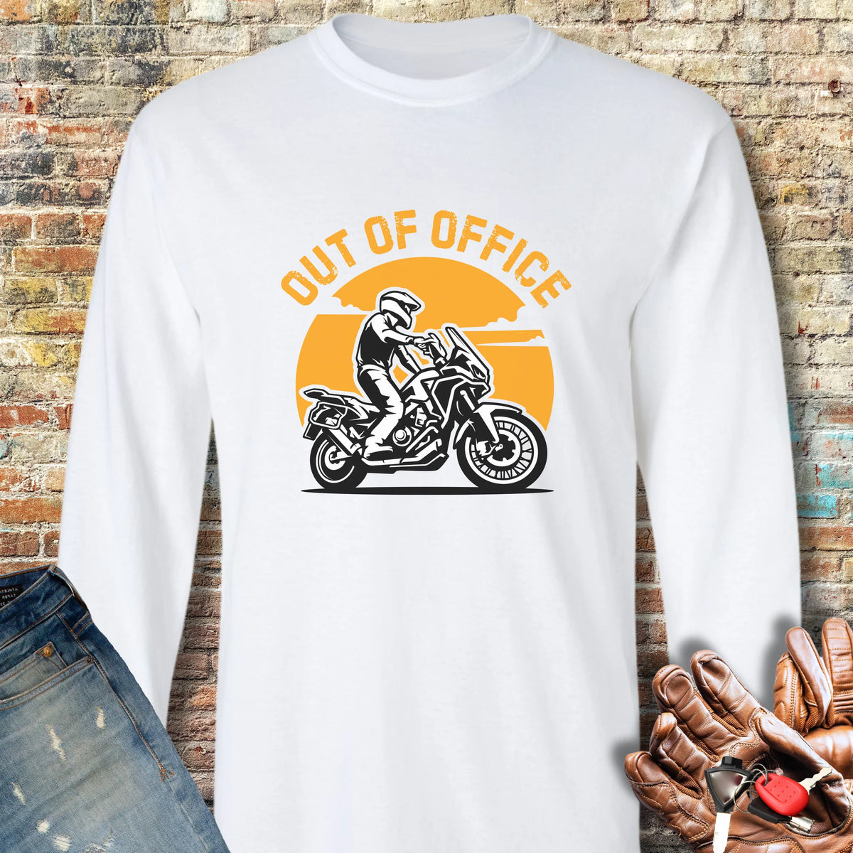 OOO ADV Long Sleeve T-Shirt - White