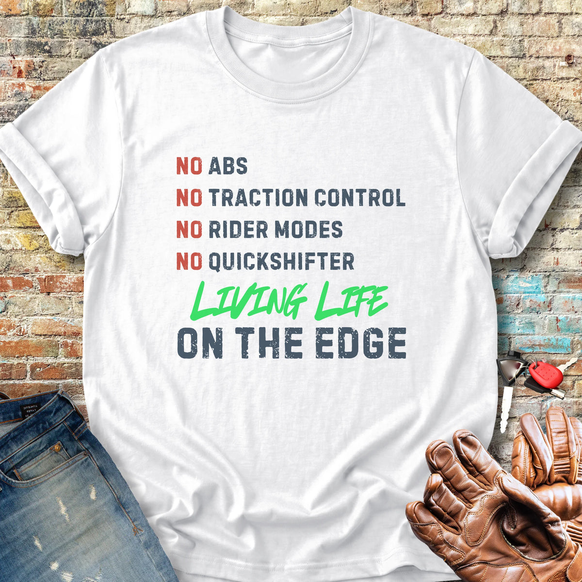 On The Edge Classic T-Shirt - White