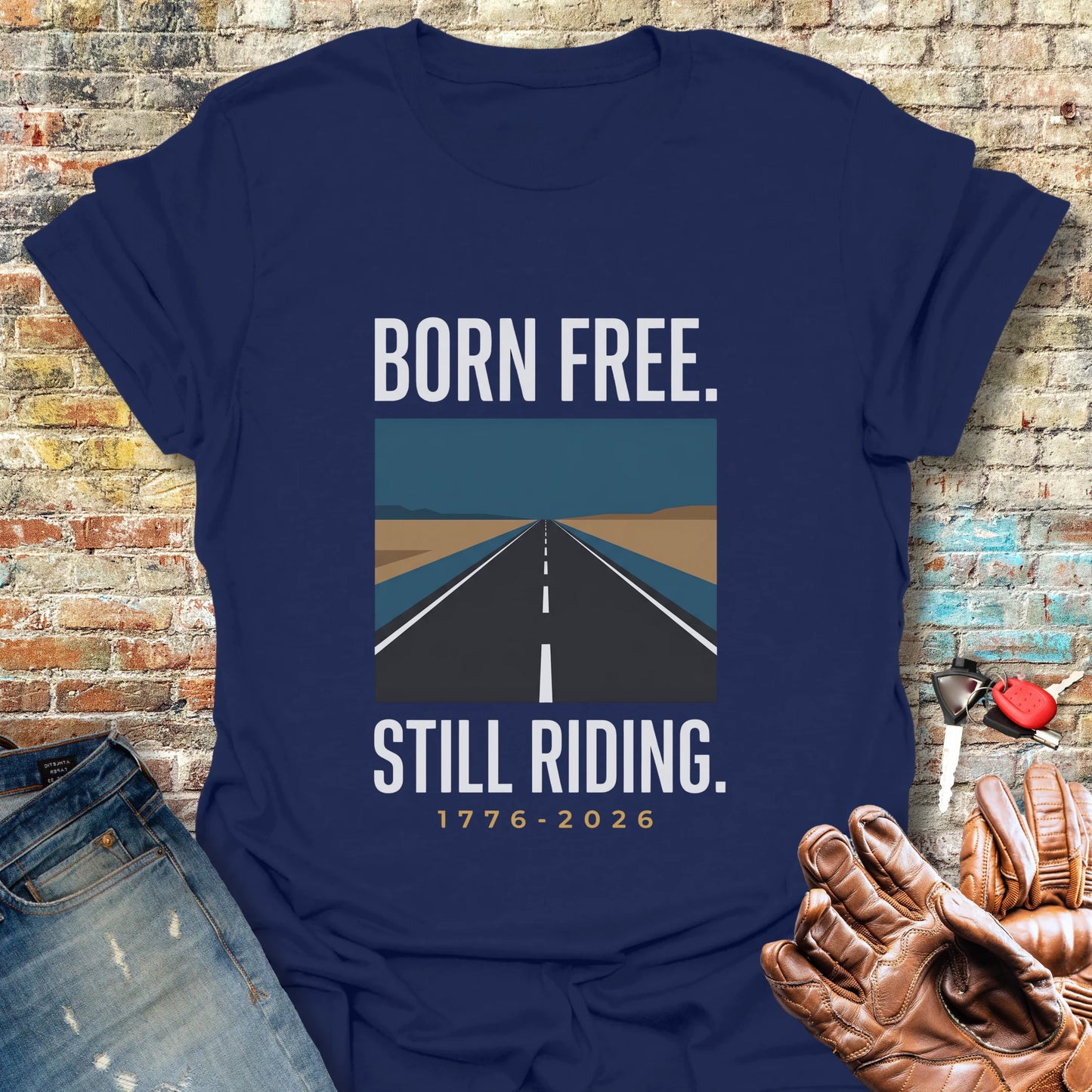 Open Road 250th T-Shirt - Navy