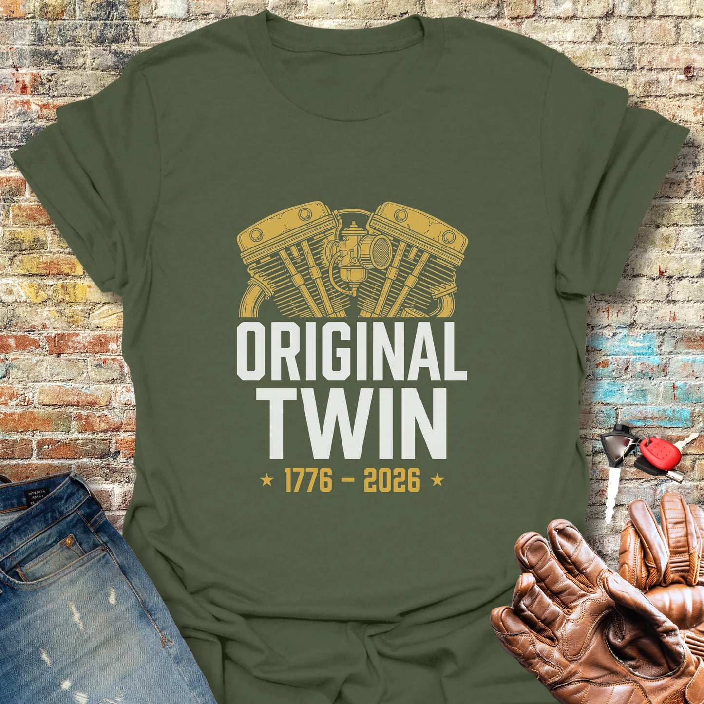 Original Twin 250 T-Shirt - Military Green