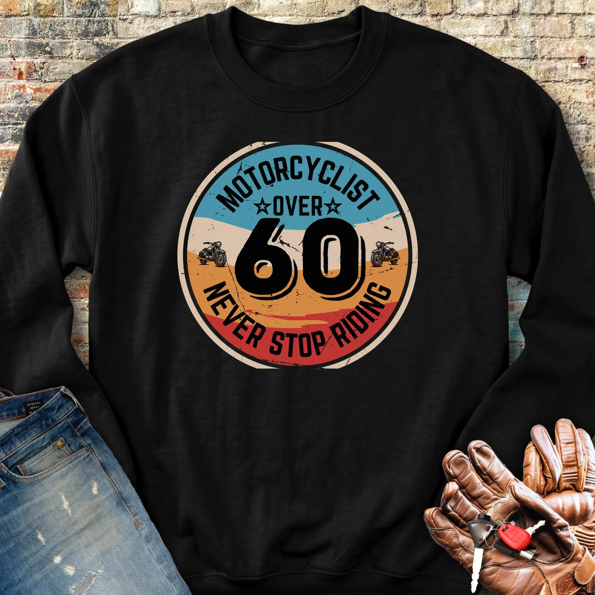 Over 60 Sweatshirt - Black