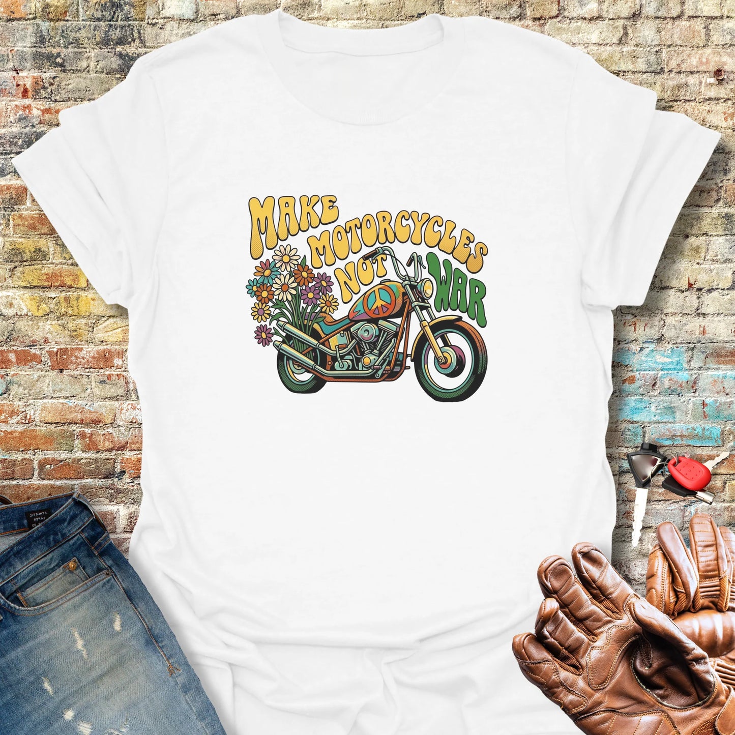 Peace Chopper T-Shirt - White