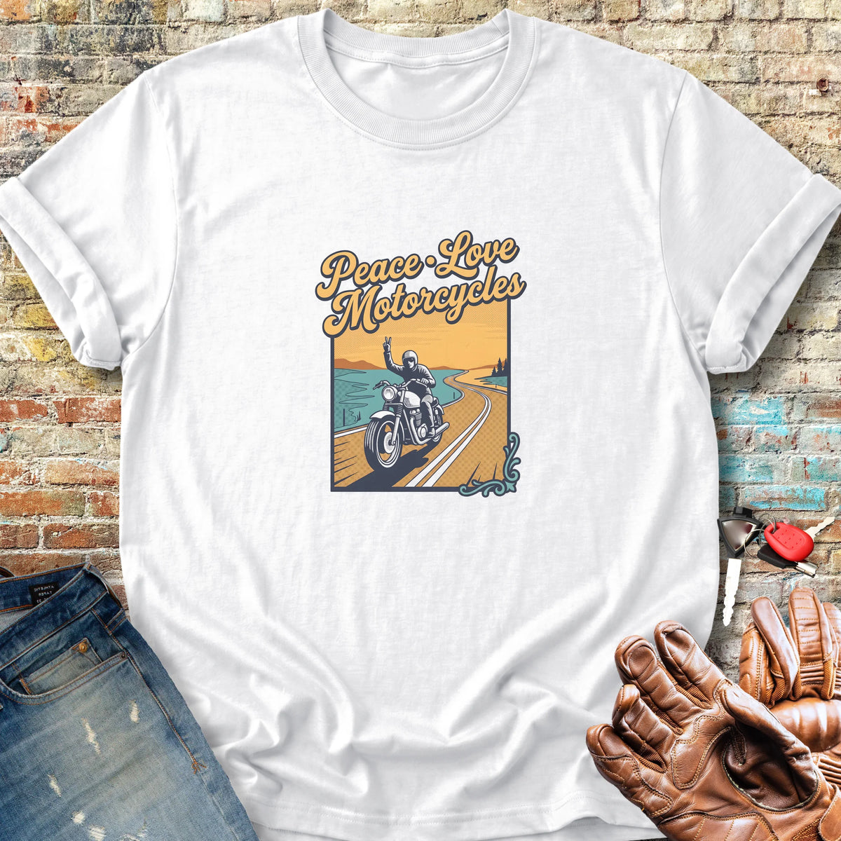 Peace Road Classic T-Shirt - White
